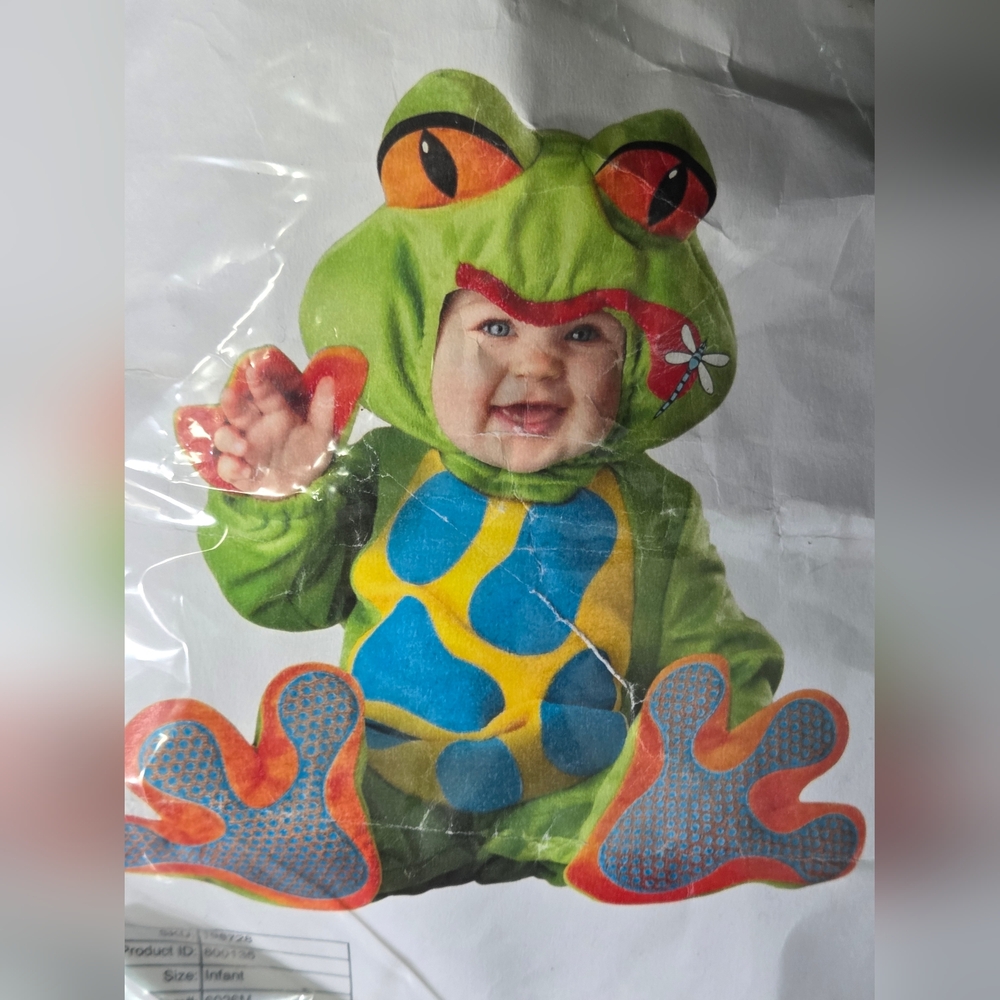 Green Frog Kids Costume